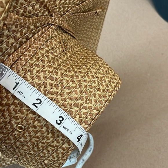 🆕 ERIC JAVITS SUNWAY STRAW SUN HAT - OS - Picture 10 of 10